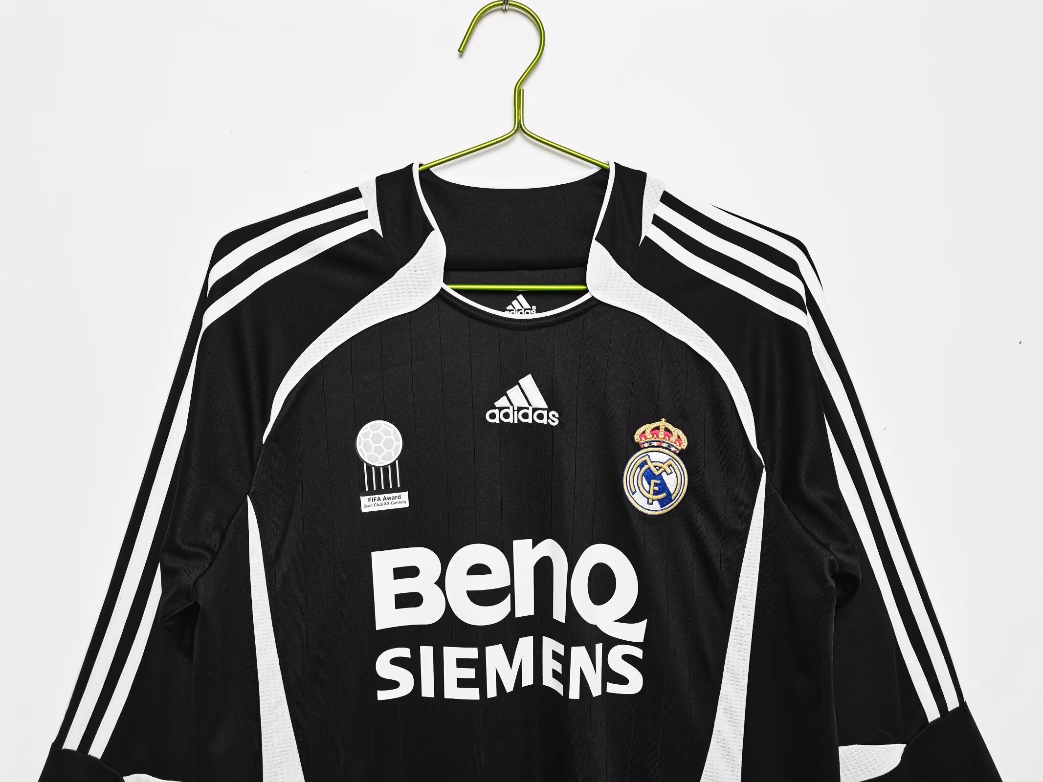 Retro Real Mαdrid 06/07 Away Black Long Sleeve
