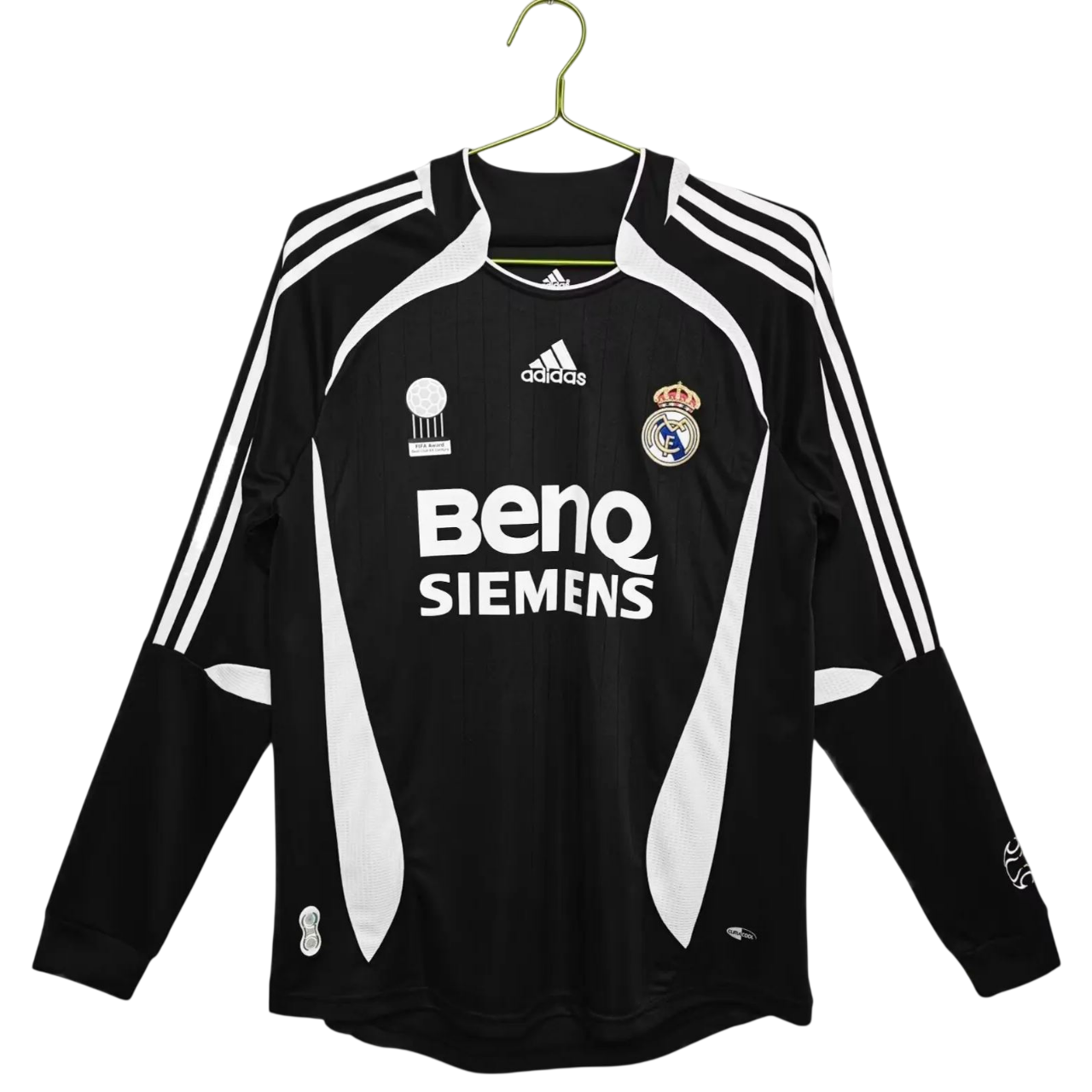 Retro Real Mαdrid 06/07 Away Black Long Sleeve